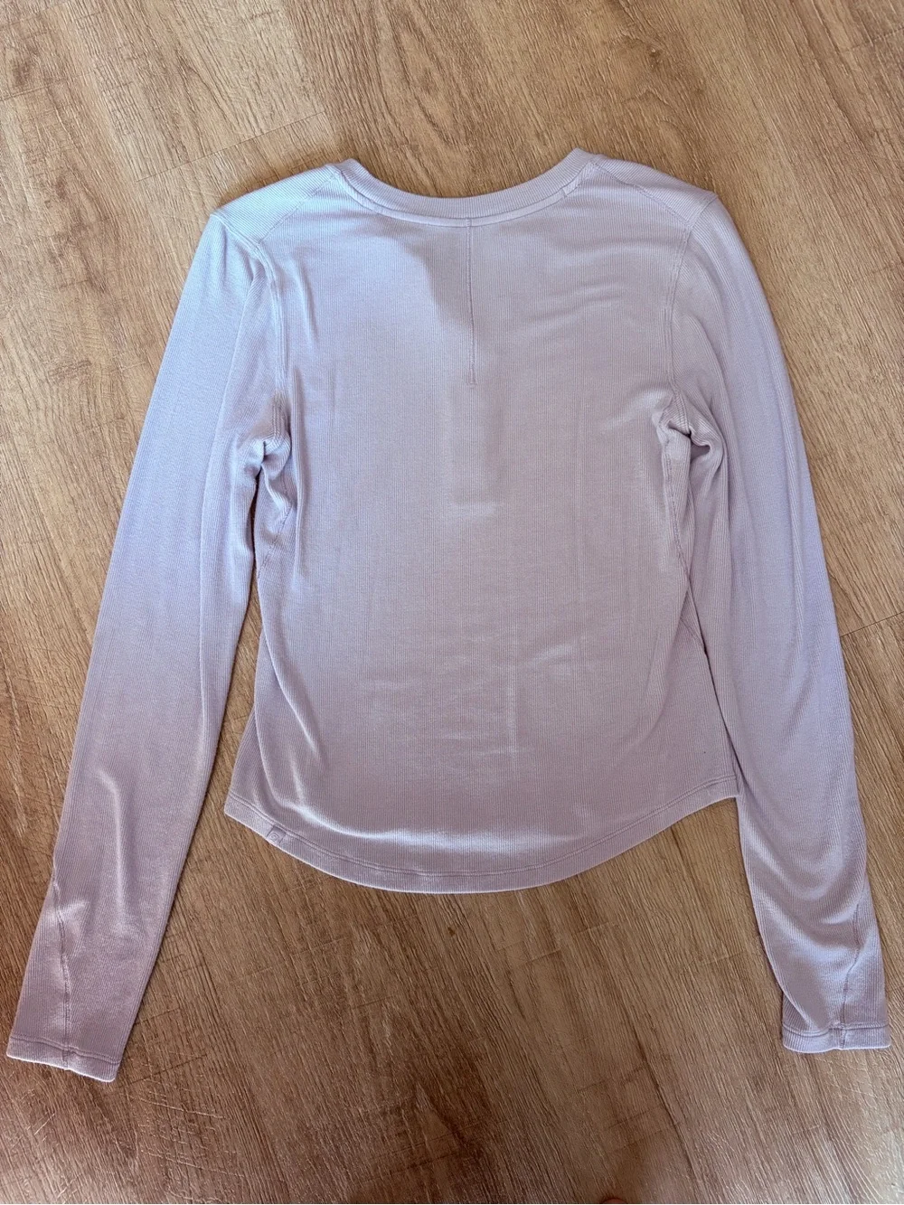 Lululemon Hold Tight Long Sleeve Henley - Faint Lavender - Size 6